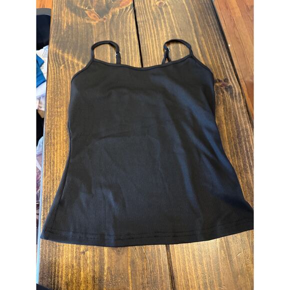Set of two size 6 nwot Shien cami one white with flowers &black adjustable strap - Picture 1 of 7